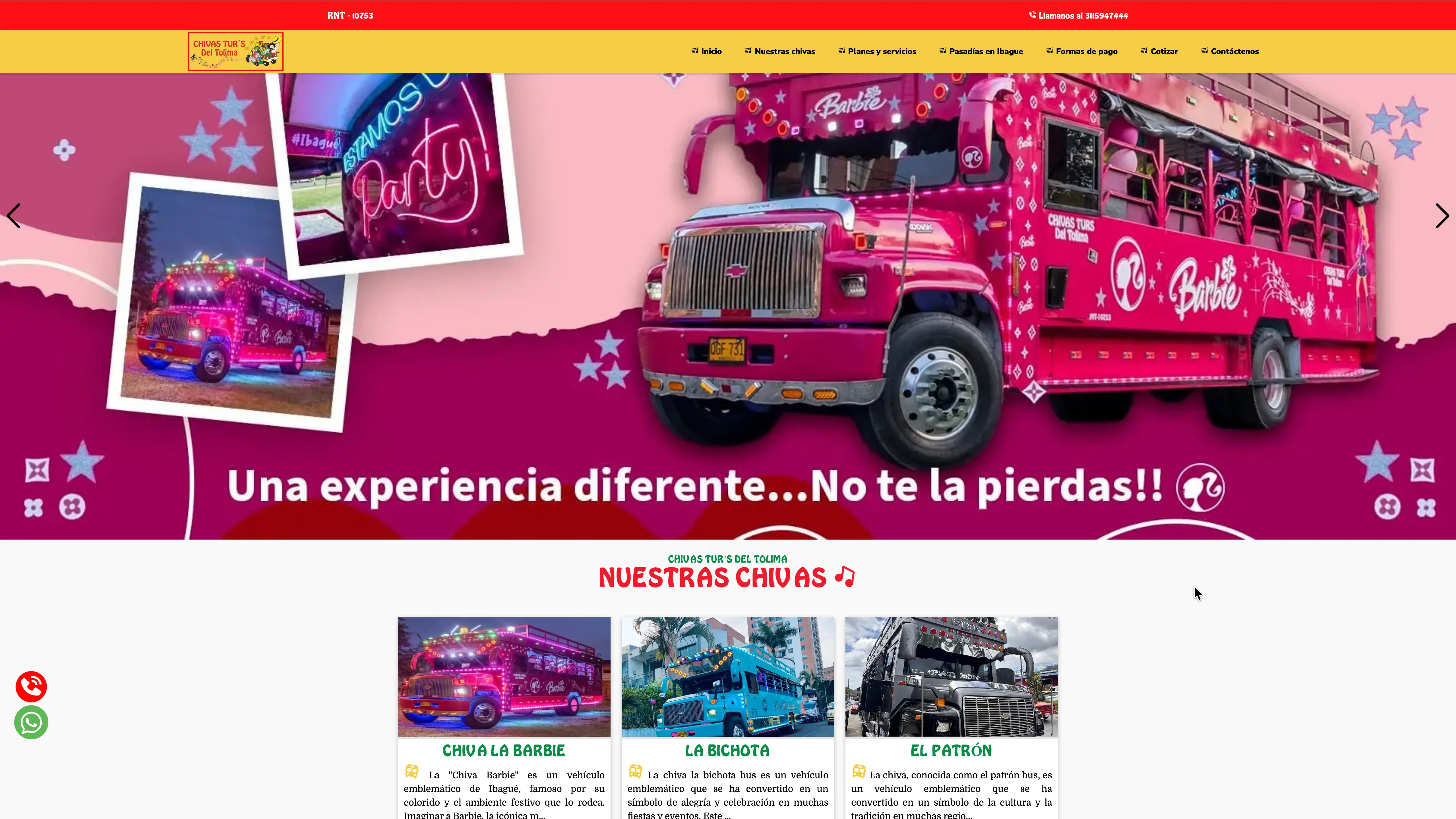 genesis travel - criforbits, páginas web ibagué